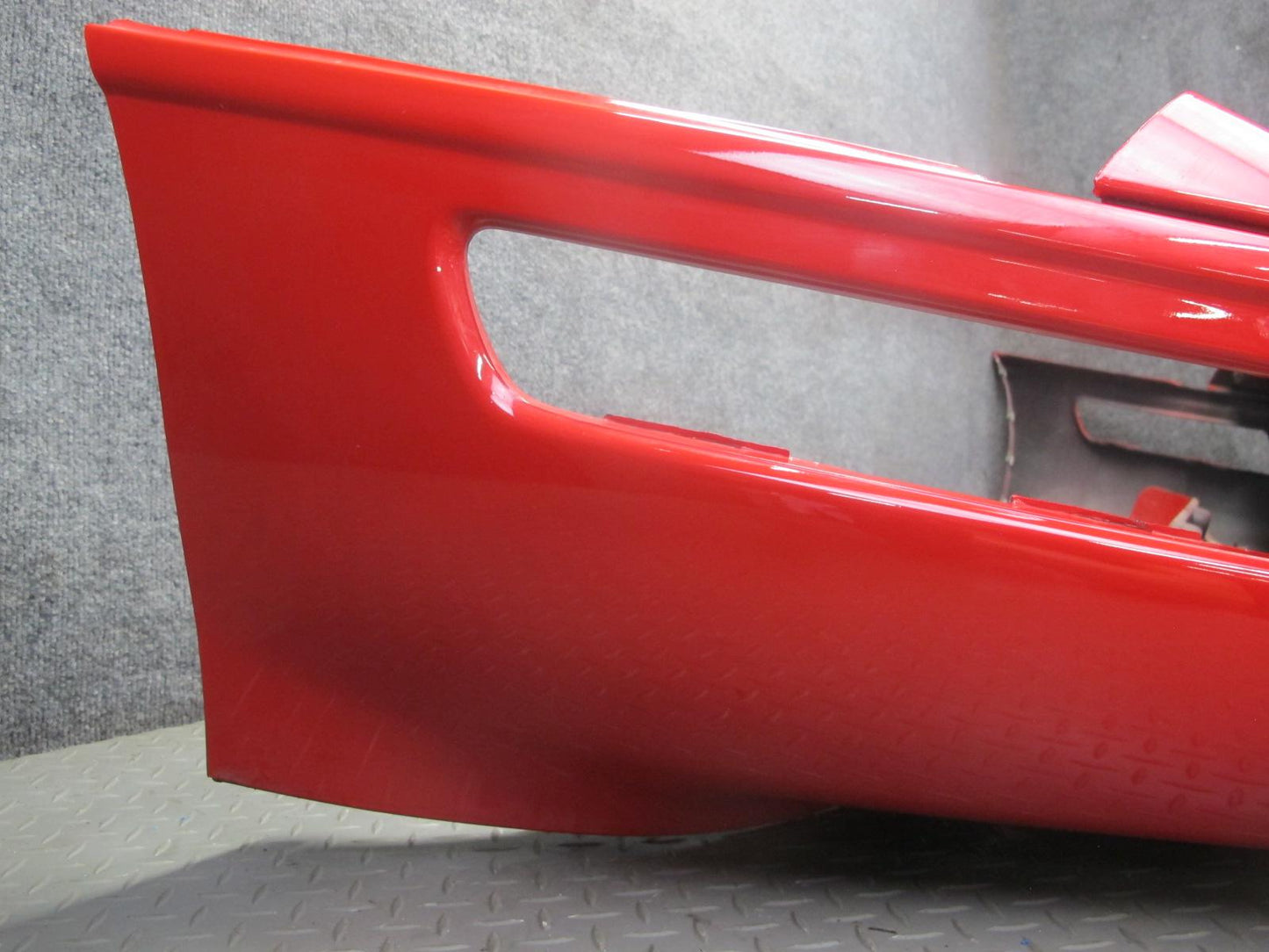91-96 Chevrolet Corvette C4 Front Bumper Cover w License Plate Cover RED OEM