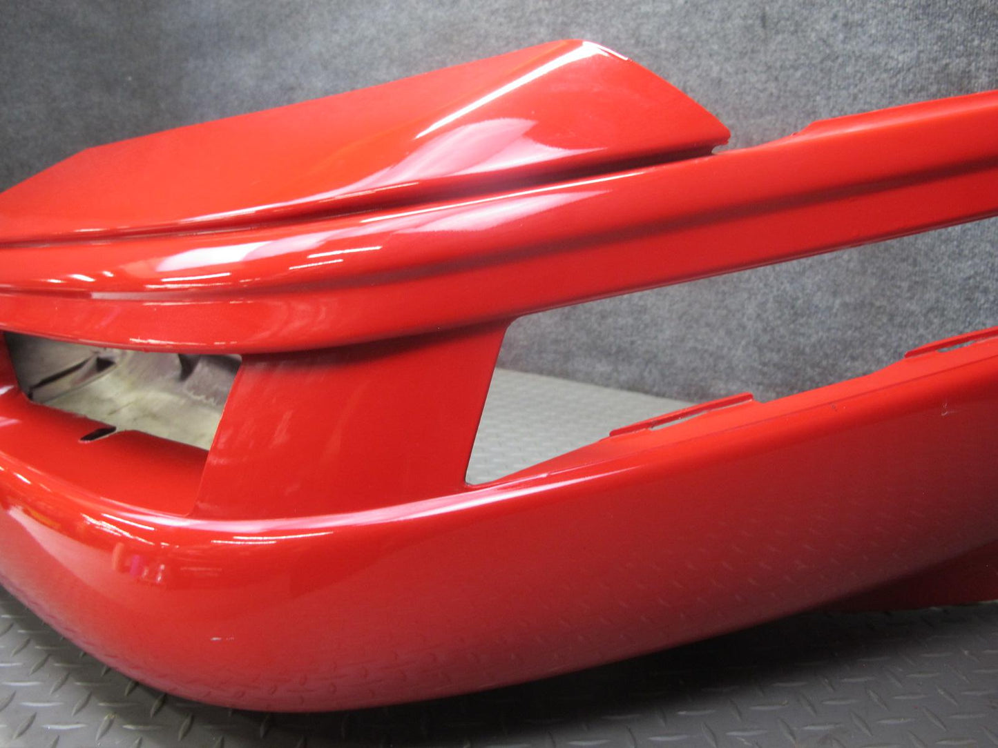91-96 Chevrolet Corvette C4 Front Bumper Cover w License Plate Cover RED OEM