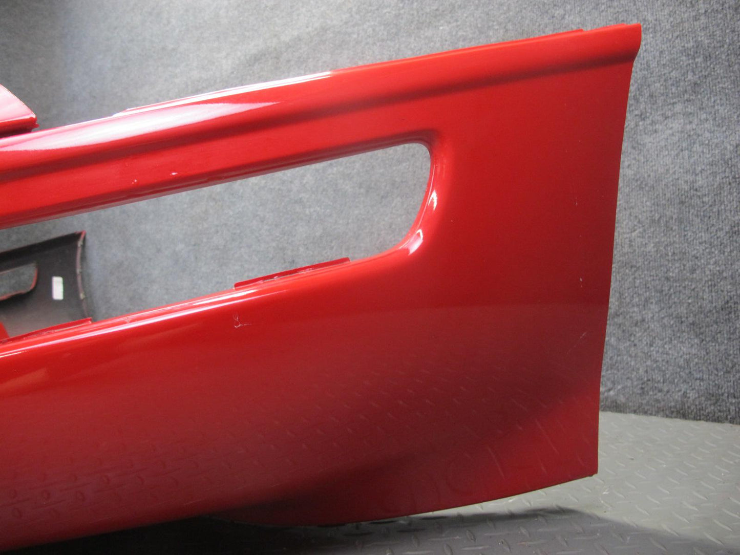 91-96 Chevrolet Corvette C4 Front Bumper Cover w License Plate Cover RED OEM
