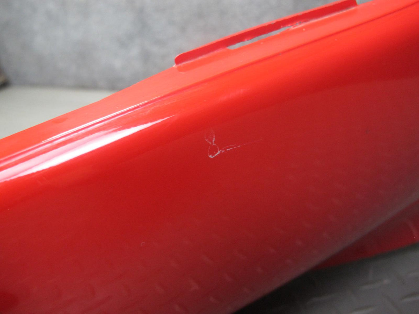 91-96 Chevrolet Corvette C4 Front Bumper Cover w License Plate Cover RED OEM