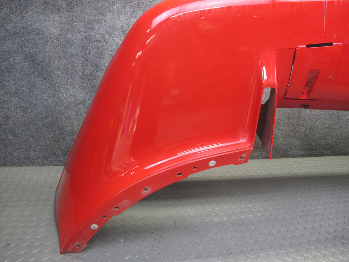 91-96 Chevrolet Corvette C4 Front Bumper Cover w License Plate Cover RED OEM
