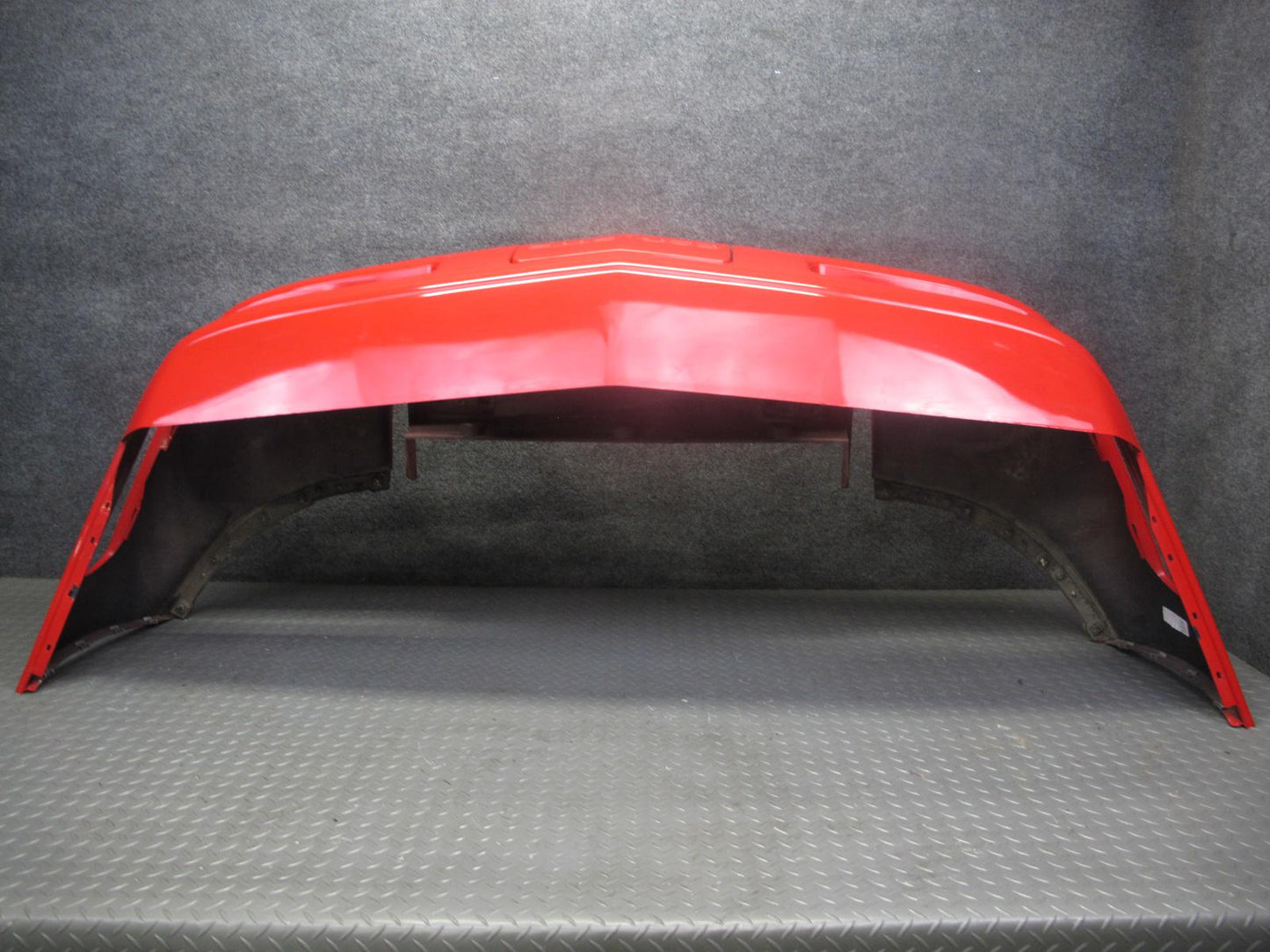 91-96 Chevrolet Corvette C4 Front Bumper Cover w License Plate Cover RED OEM