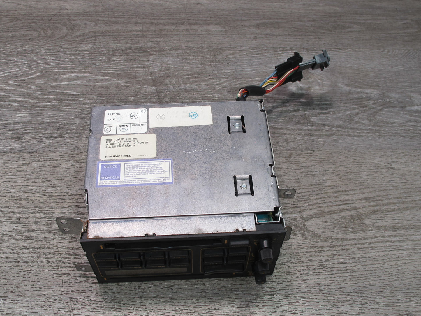 92-93 Chevrolet Corvette C4 Cassette Radio CD Player Receiver Head Unit Bose OEM