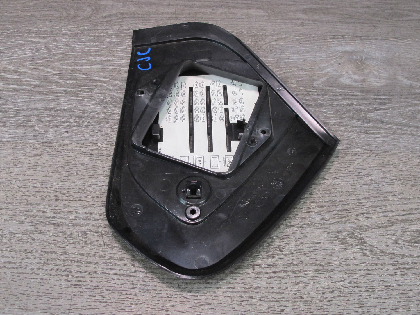 90-93 Chevrolet Corvette C4 Dashboard Right Side Trim Panel Fuse Box Cover OEM