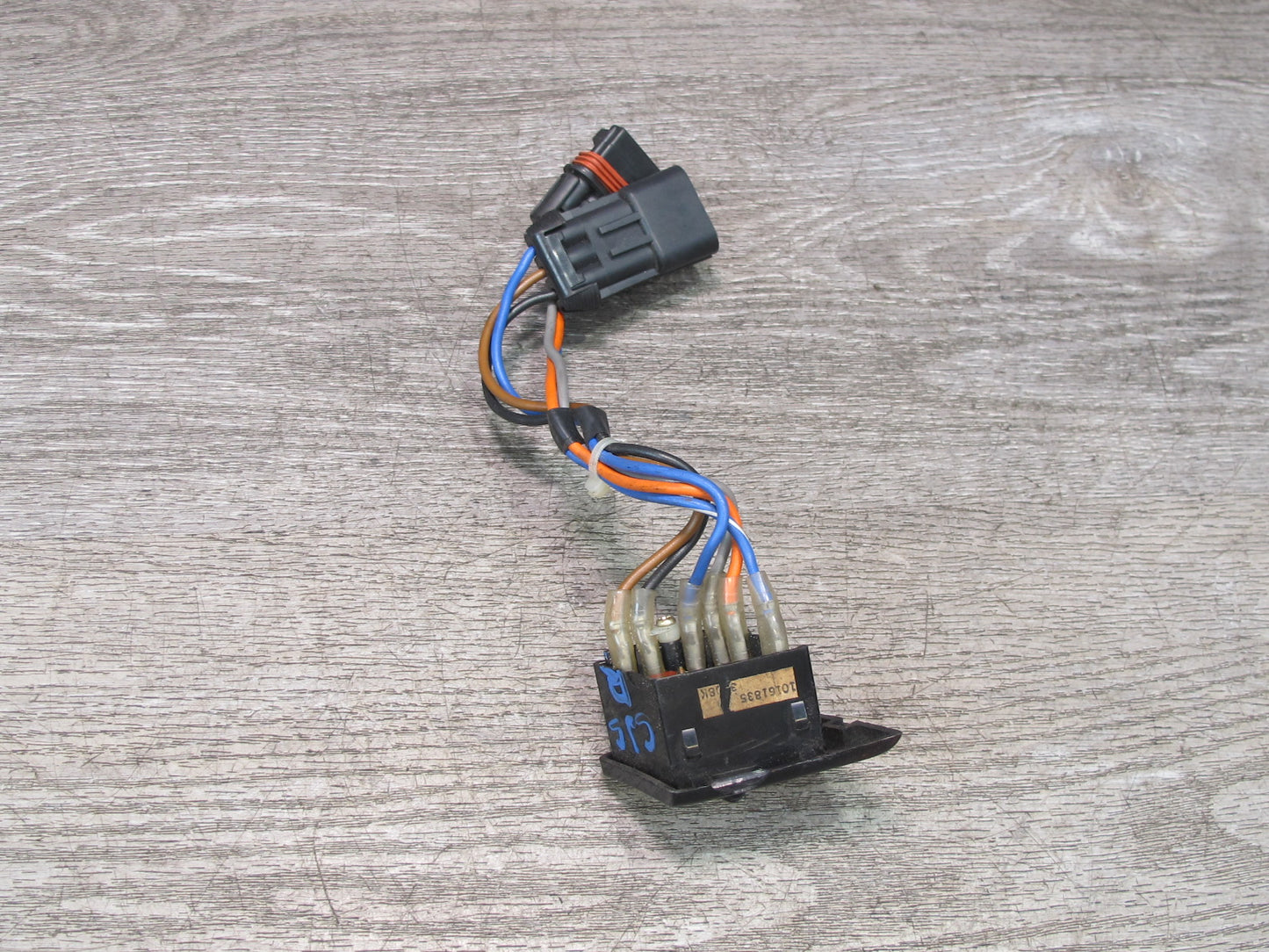 92-93 Chevrolet Corvette C4 Right Door Power Window Switch 10161835 OEM