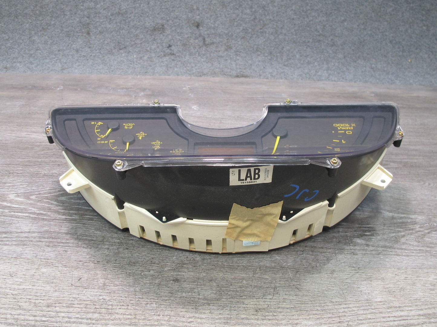 92-93 Chevrolet Corvette C4 Instrument Cluster Gauge Speedometer 16158831 OEM
