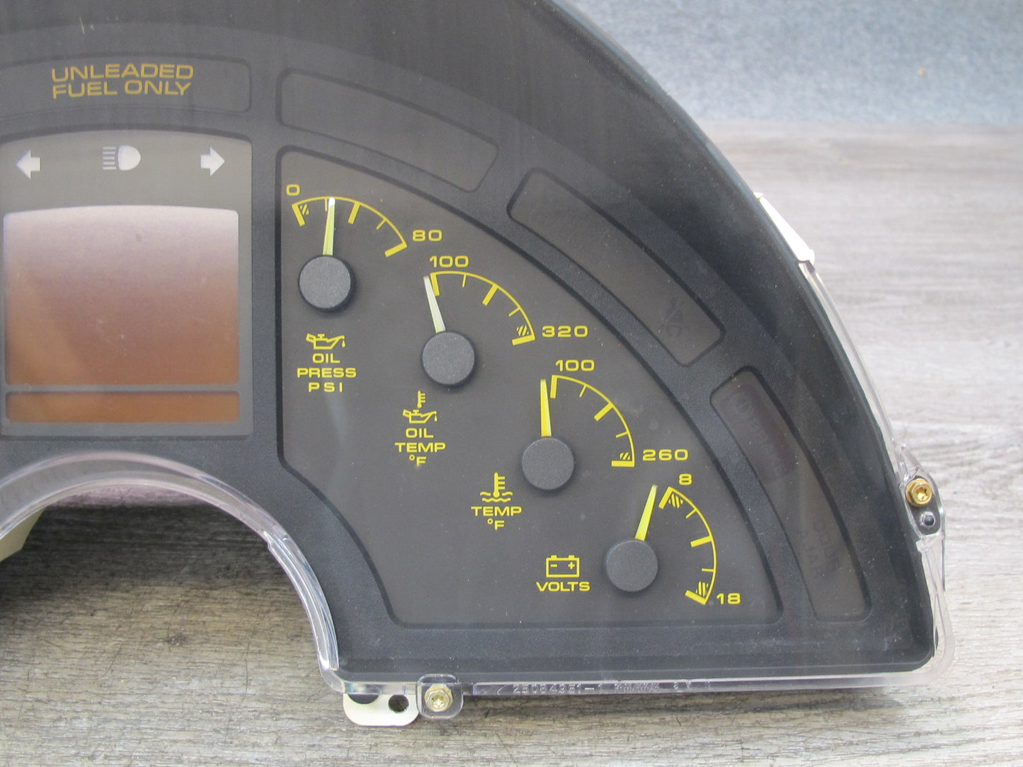 92-93 Chevrolet Corvette C4 Instrument Cluster Gauge Speedometer 16158831 OEM