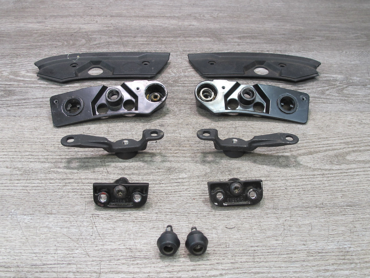 89-96 Chevrolet Corvette C4 10pcs Targa TOP Roof Mount Bracket Hardware Set OEM