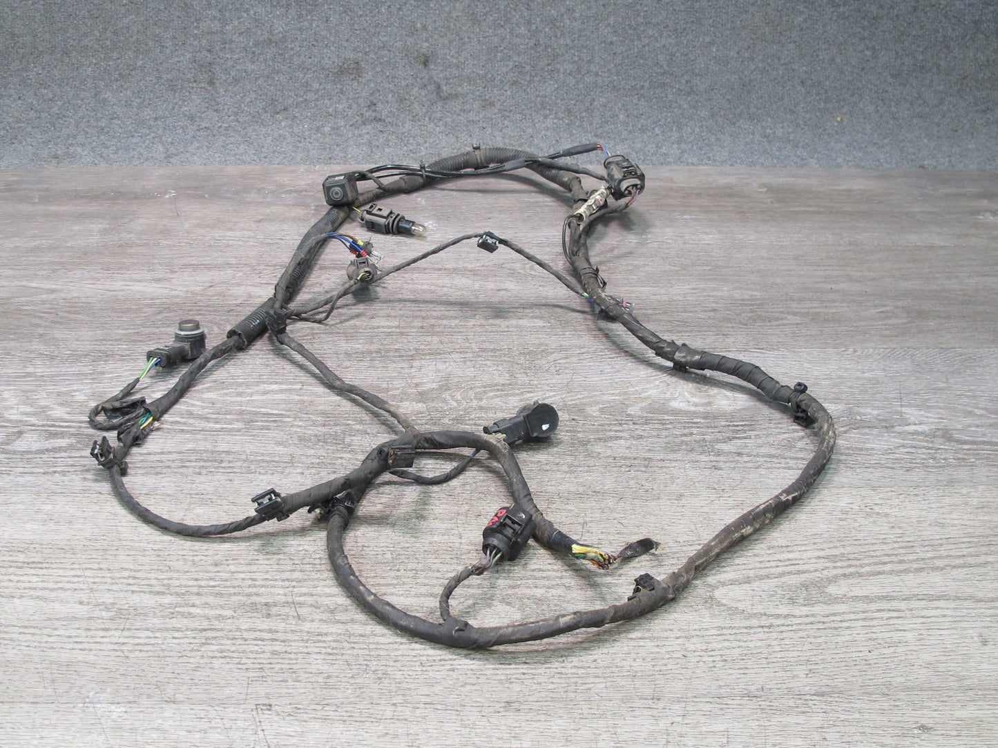 2015-2018 Porsche Macan Rear View Backup Camera Bumper PDC Sensor Wiring Set