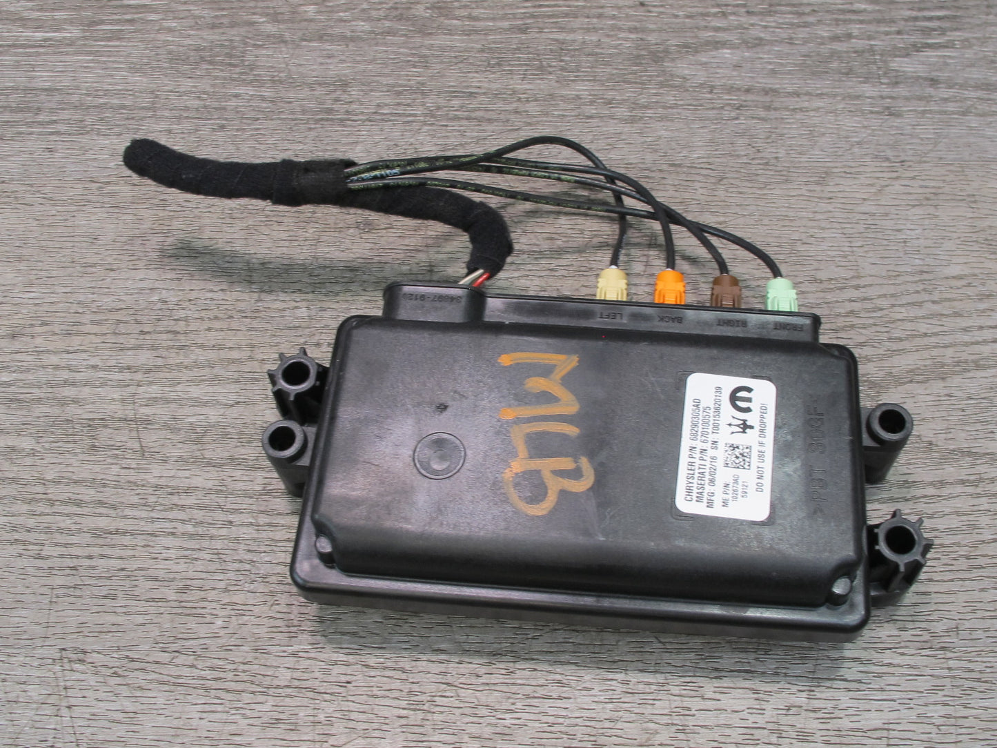 2017-2020 Maserati Levante M161 Surround View Camera Control Module Unit