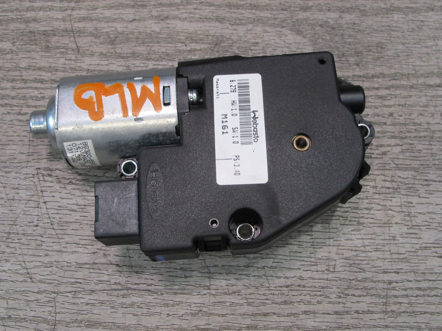2017-2020 Maserati Levante M161 Upper Sunroof Motor Drive Unit