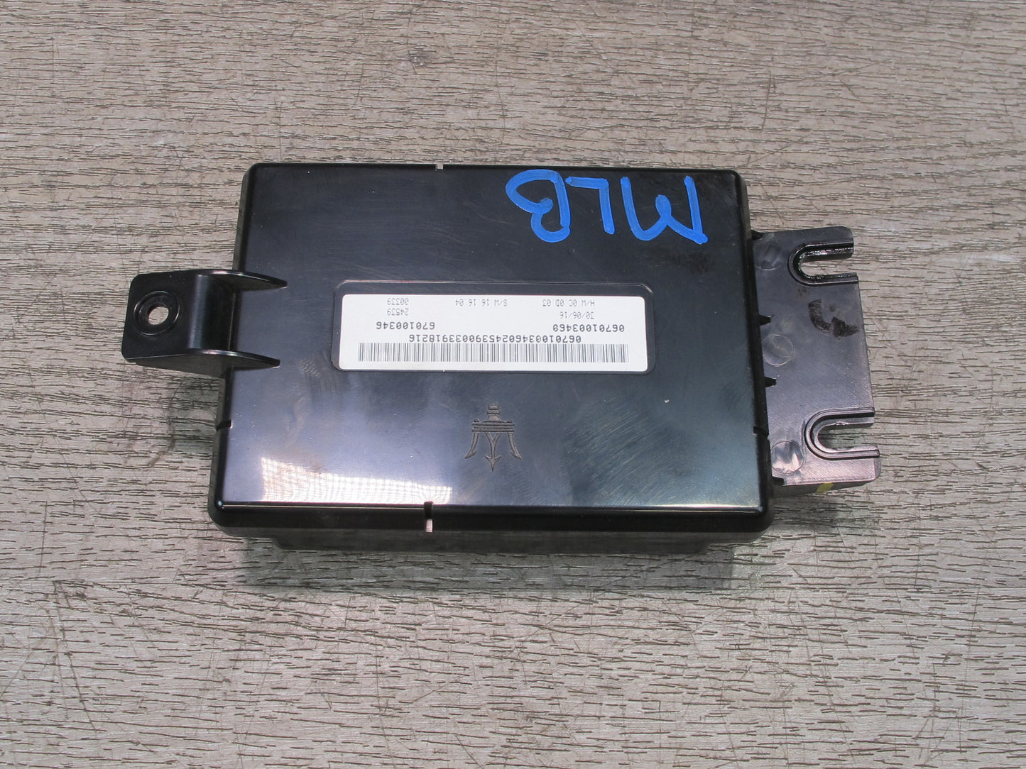 2017-2020 Maserati Levante M161 A/C Temperature Climate Control Module Unit