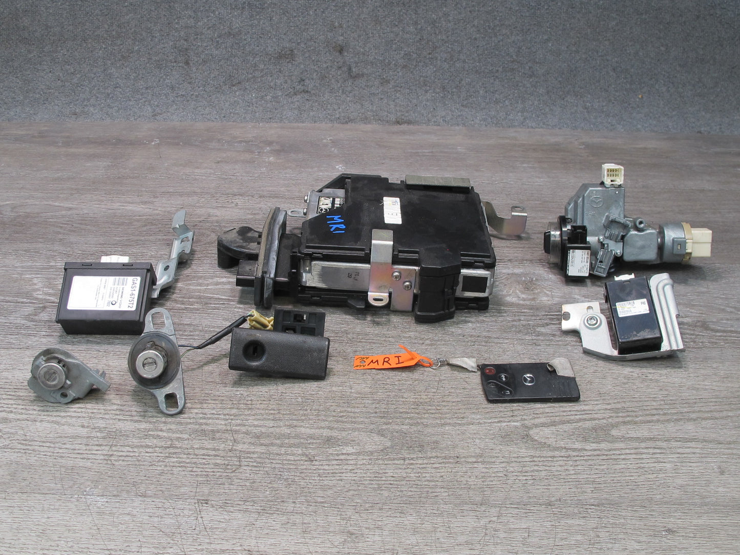 2008 Mazda RX8 A/T ECU ECM Anti Theft Ignition Door Lock Cylinder KEY Set OEM