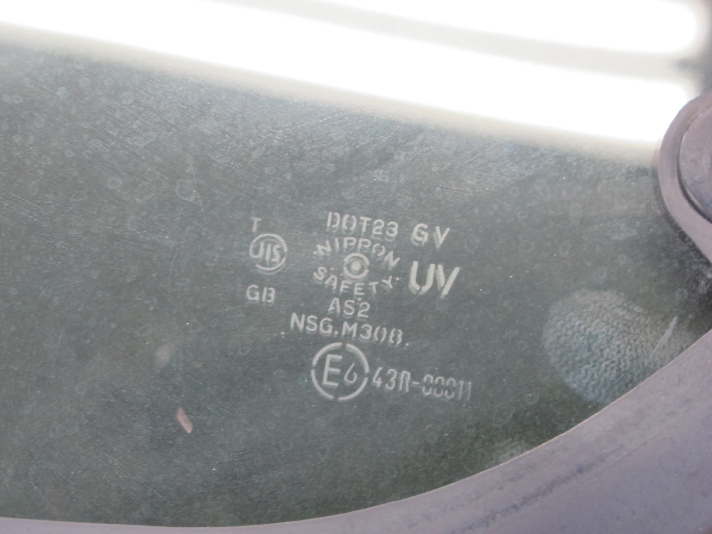 04-11 Mazda RX8 Rear Right Door Glass Window OEM