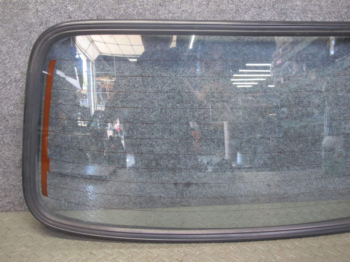 88-91 Mazda RX7 FC3S Convertible Soft TOP Roof Rear Window Glass Heated OEM