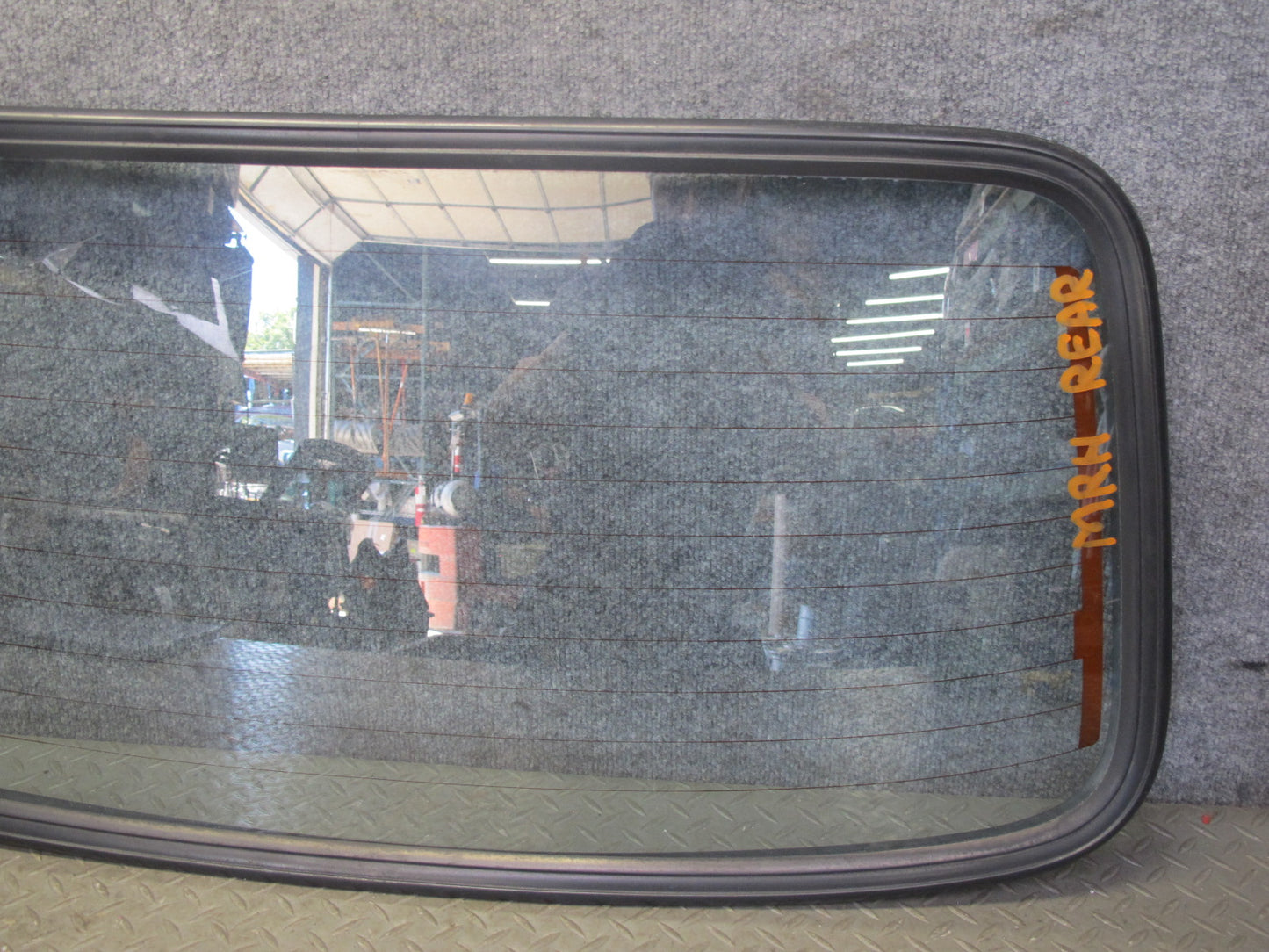 88-91 Mazda RX7 FC3S Convertible Soft TOP Roof Rear Window Glass Heated OEM