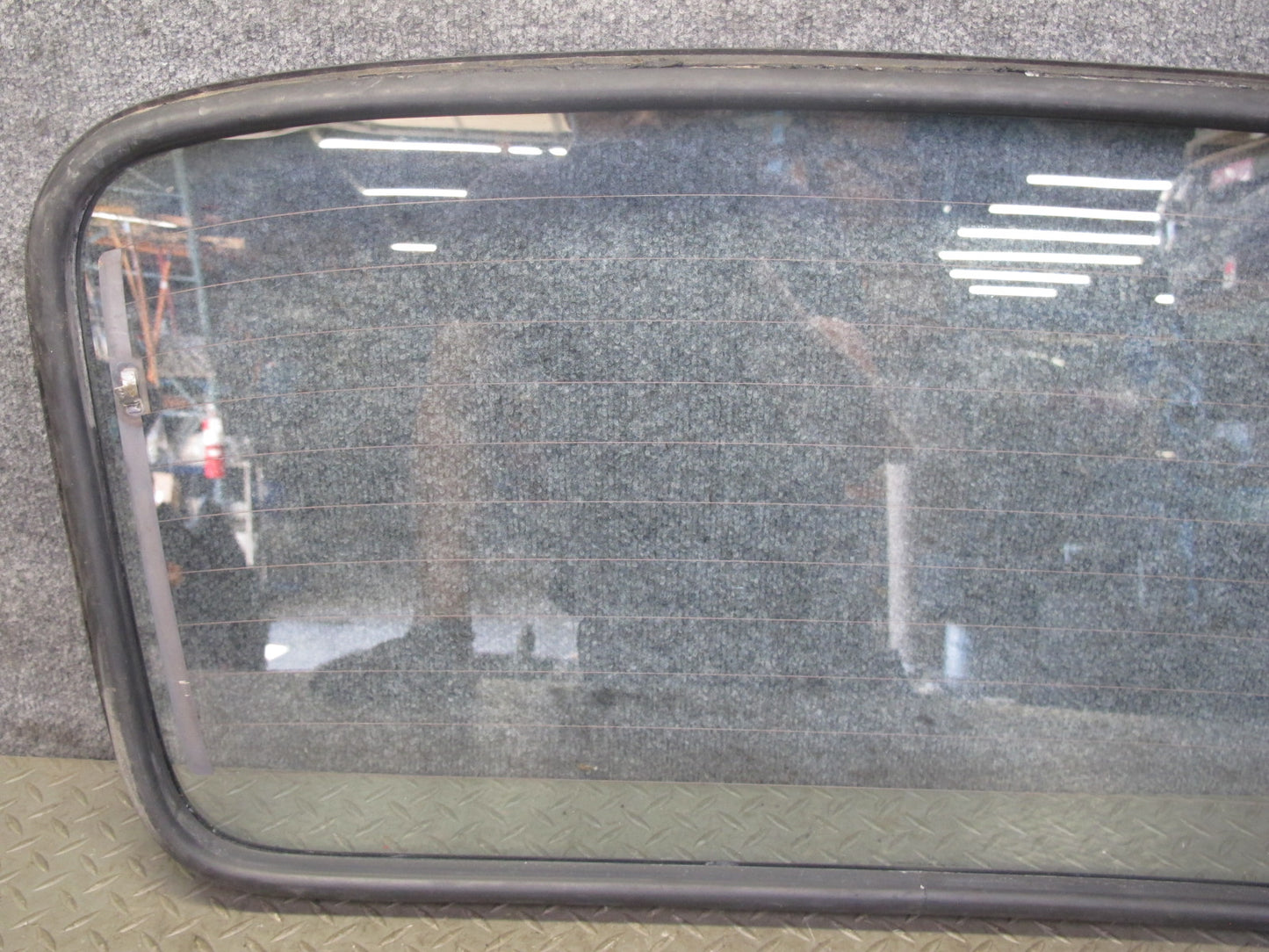 88-91 Mazda RX7 FC3S Convertible Soft TOP Roof Rear Window Glass Heated OEM
