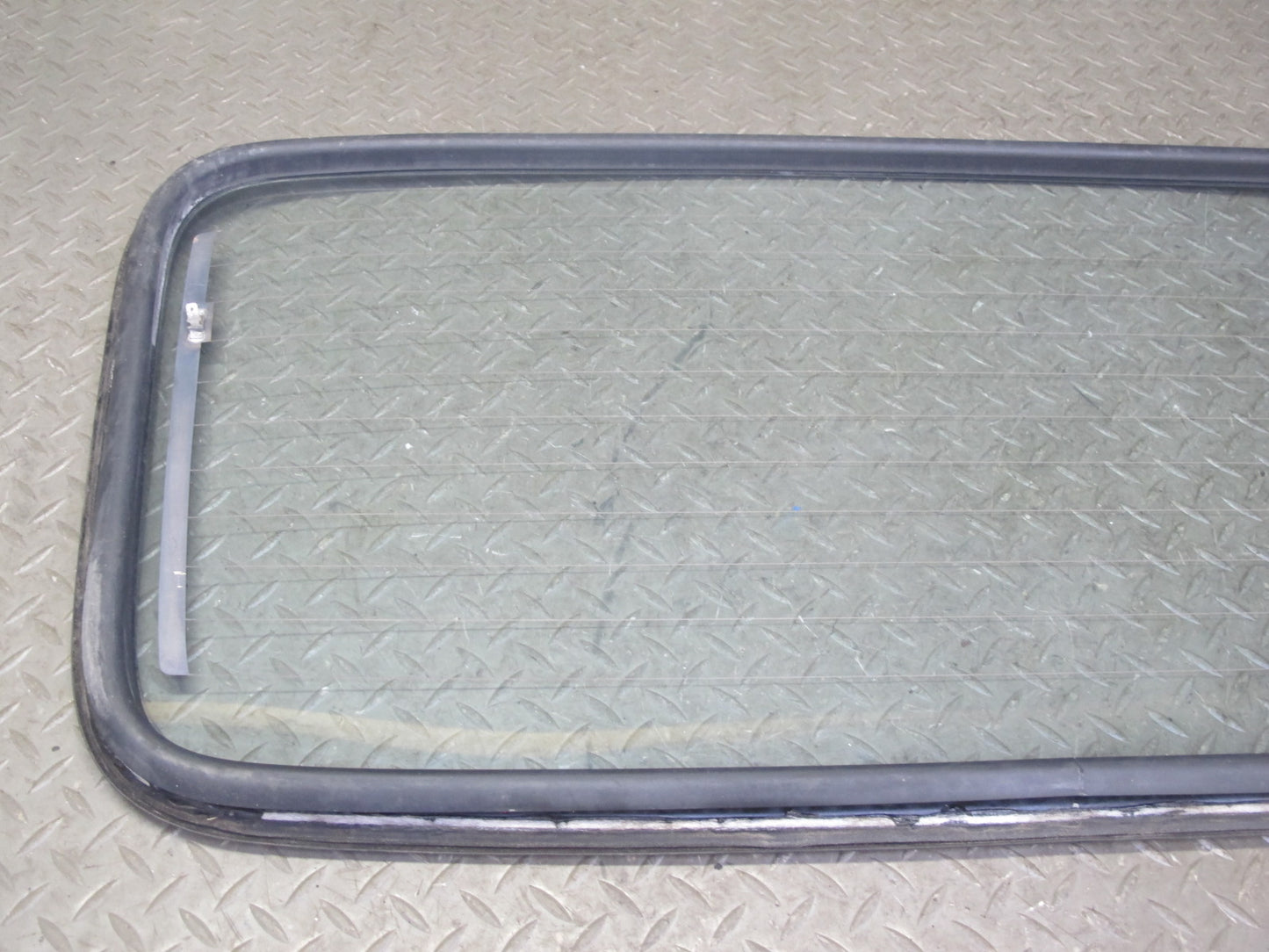88-91 Mazda RX7 FC3S Convertible Soft TOP Roof Rear Window Glass Heated OEM