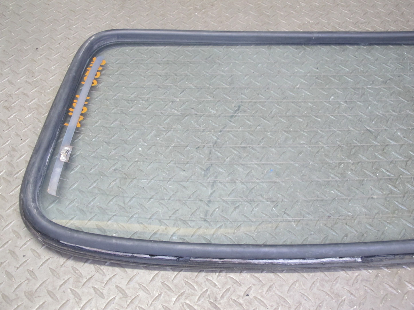 88-91 Mazda RX7 FC3S Convertible Soft TOP Roof Rear Window Glass Heated OEM