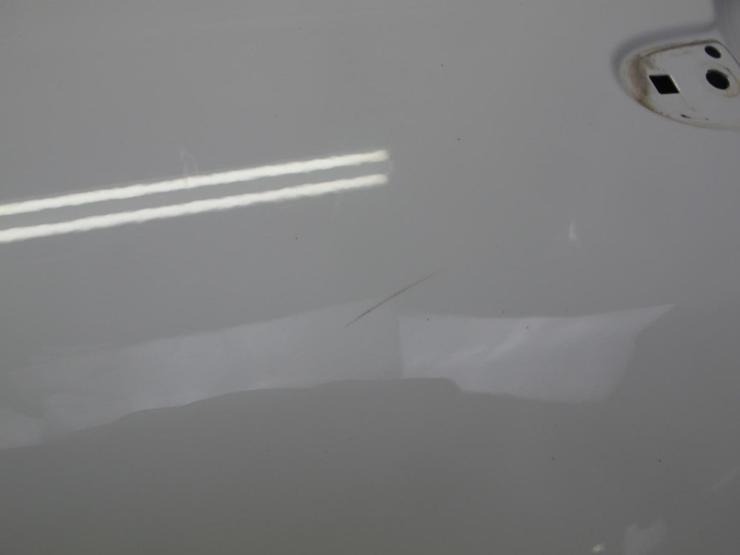 07-10 Saturn SKY Redline Left Driver Door Shell Panel Polar White OEM