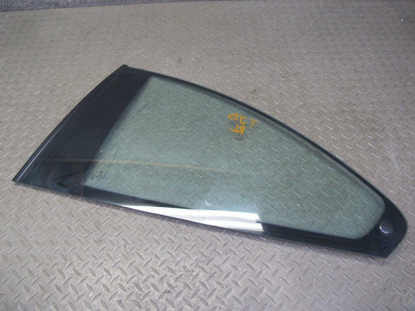 01-06 BMW E46 330Ci 3-SERIES Coupe Rear Left Quarter Glass Window w Seal OEM