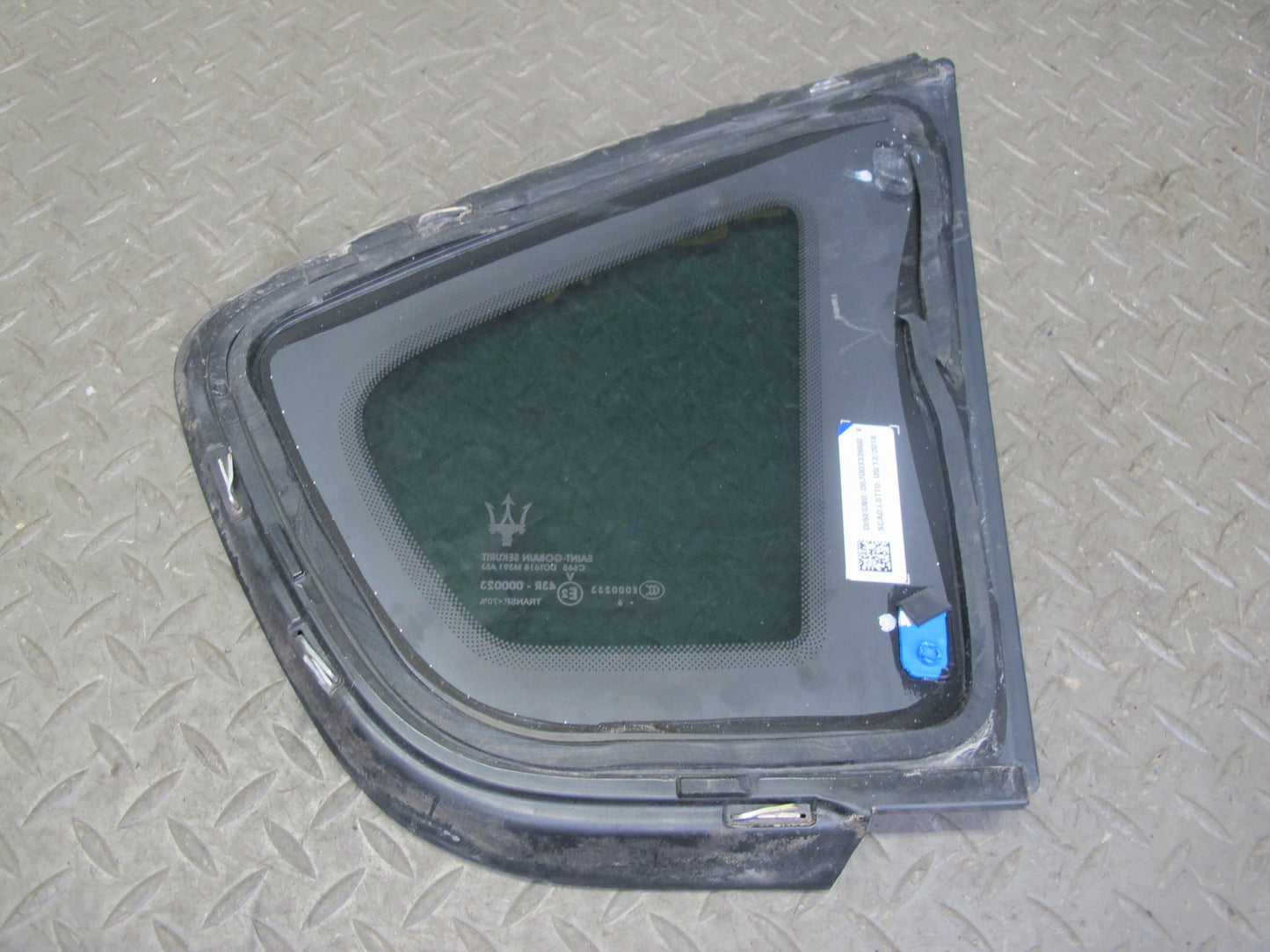 2017-2020 Maserati Levante M161 Rear Left Side Quarter Corner Glass Window