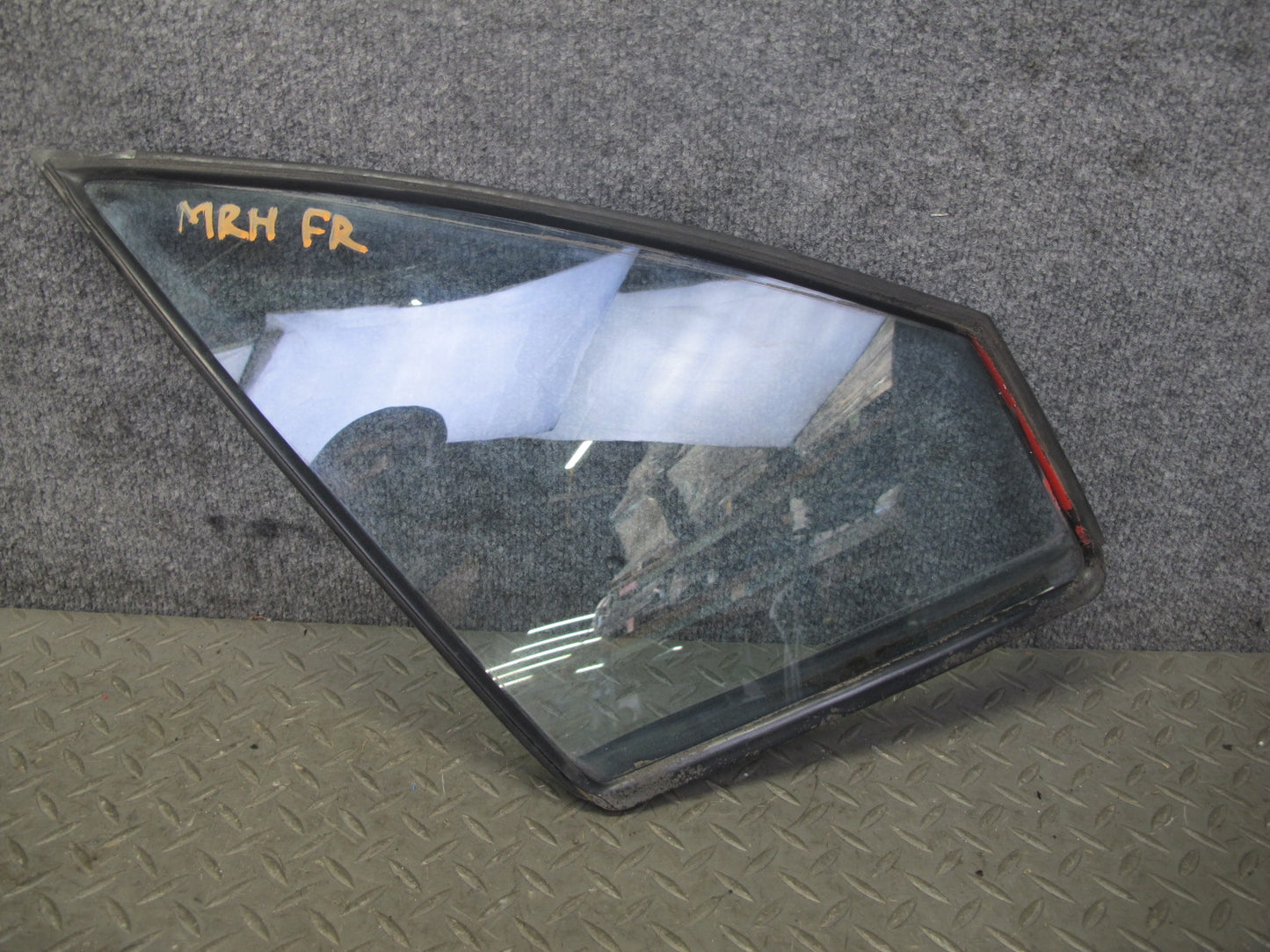 88-91 Mazda RX7 FC3S Convertible Front Right Door Vent Glass Window OEM
