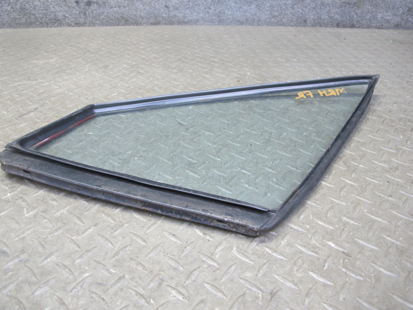 88-91 Mazda RX7 FC3S Convertible Front Right Door Vent Glass Window OEM