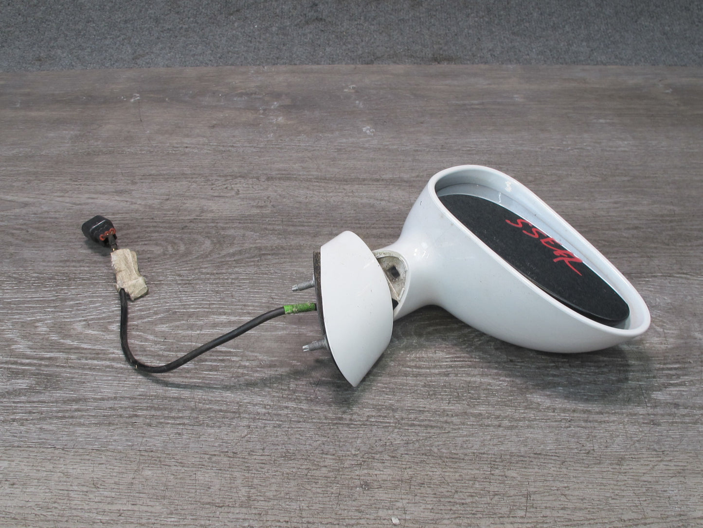 07-08 Saturn SKY Right Passenger Door Side View Power Mirror Polar White OEM