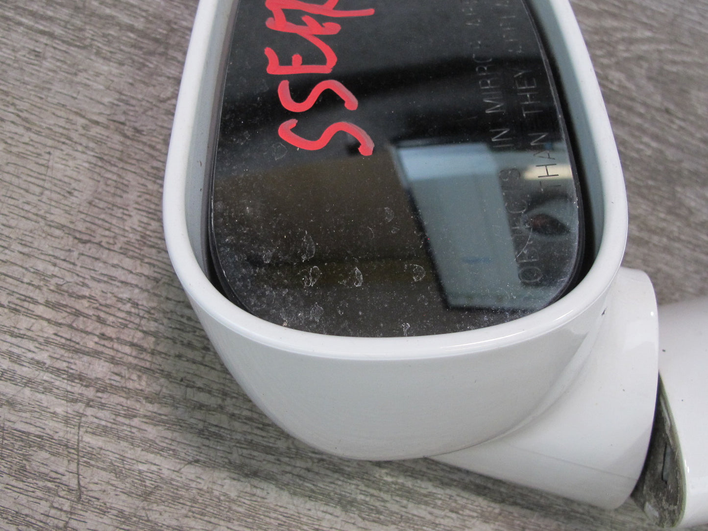 07-08 Saturn SKY Right Passenger Door Side View Power Mirror Polar White OEM