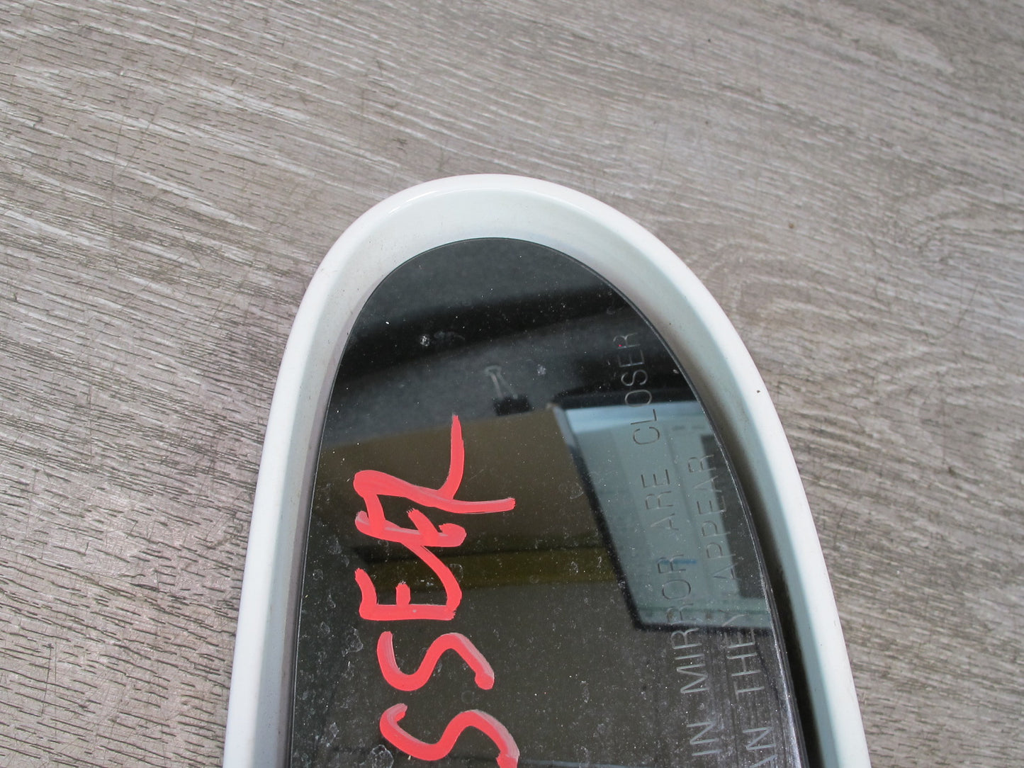 07-08 Saturn SKY Right Passenger Door Side View Power Mirror Polar White OEM
