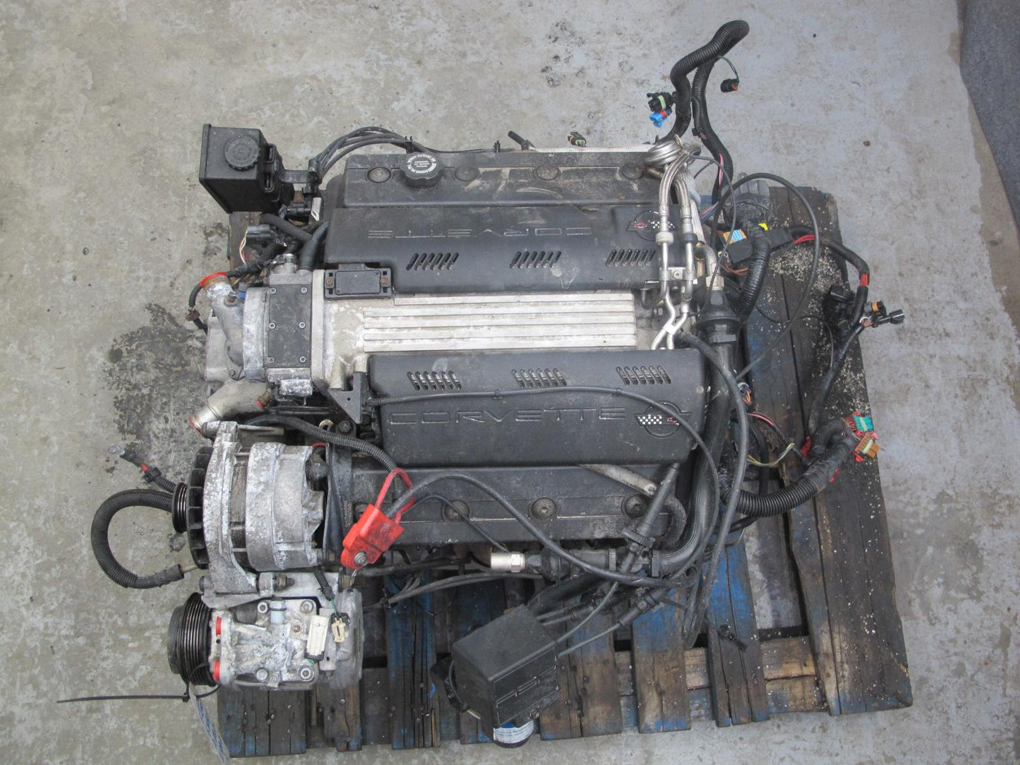 1993 Chevrolet Corvette C4 LT1 5.7L A/T VIN P 8th Complete Engine Motor 140k