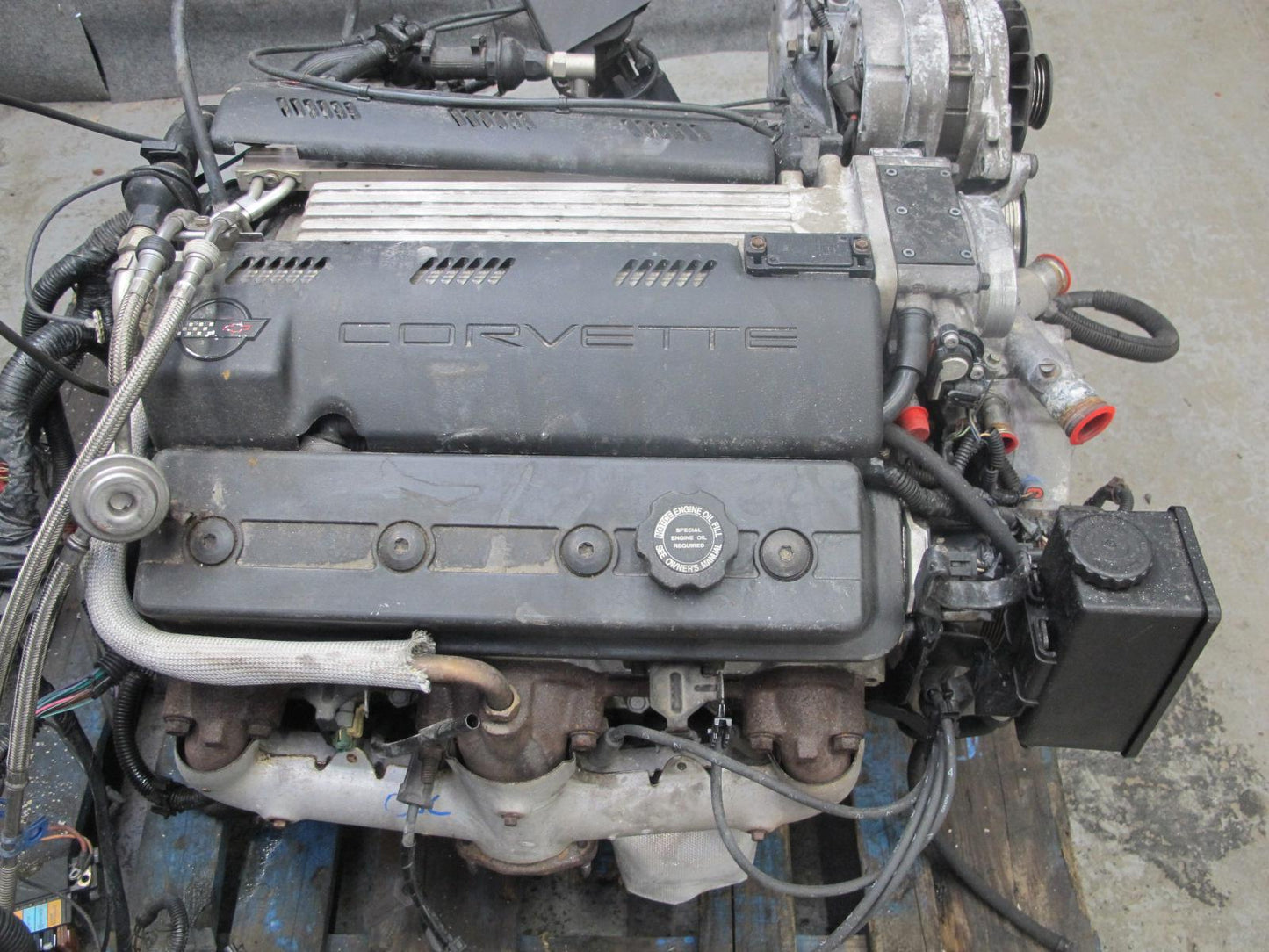 1993 Chevrolet Corvette C4 LT1 5.7L A/T VIN P 8th Complete Engine Motor 140k