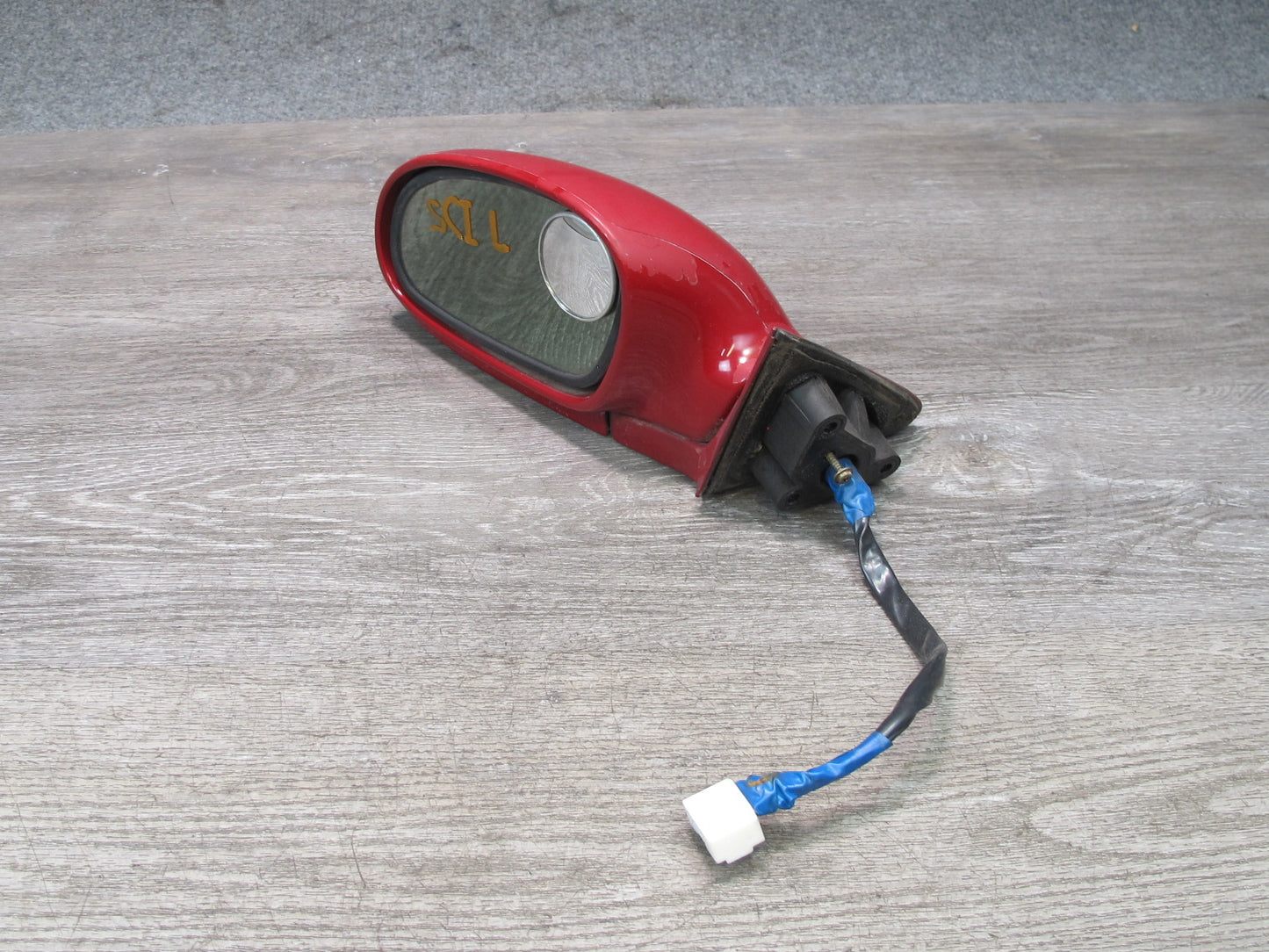 96-00 Lexus JZZ31L SC400 SC300 Left Door Side View Heated Power Mirror RED OEM