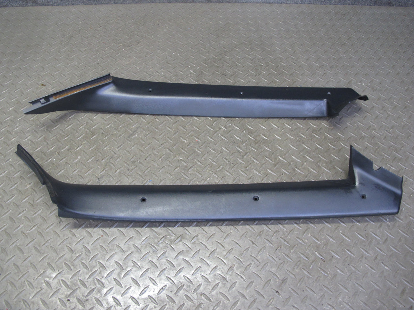 90-96 Chevrolet Corvette C4 Front Interior A Pillar Trim Cover Panel Set OEM