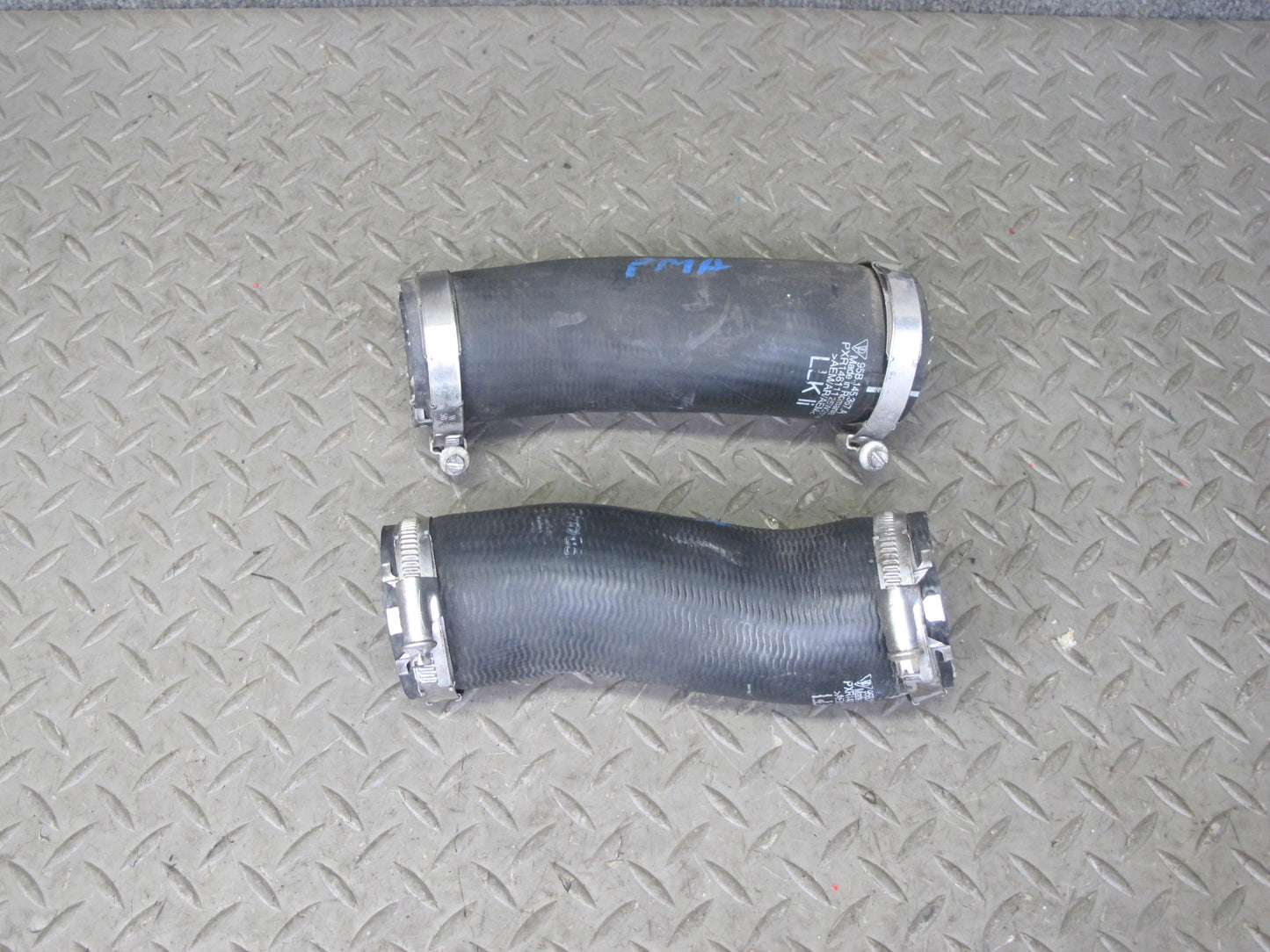 2015-2018 Porsche Macan S Intercooler Hose Pipe Line Set of 2