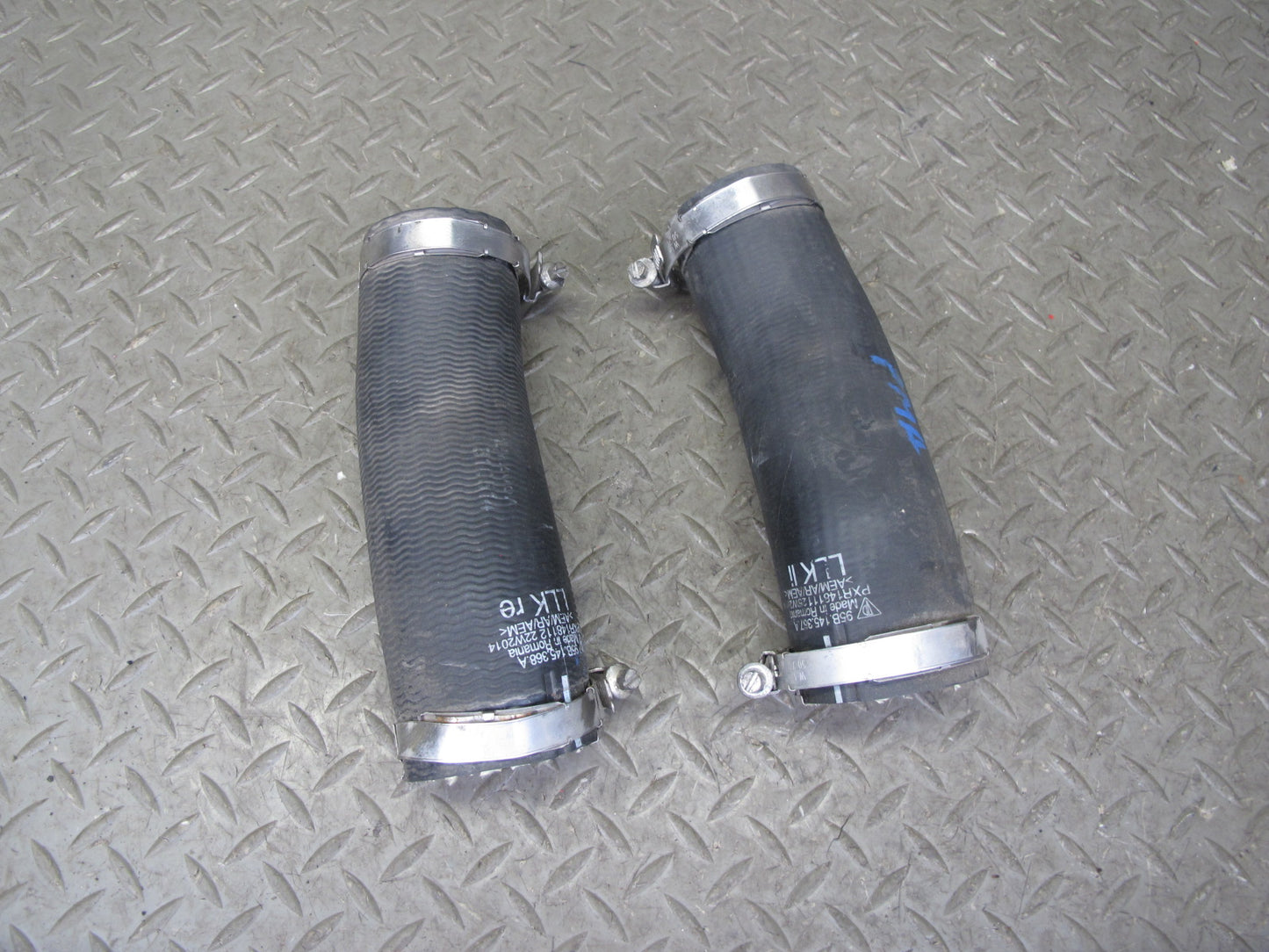 2015-2018 Porsche Macan S Intercooler Hose Pipe Line Set of 2
