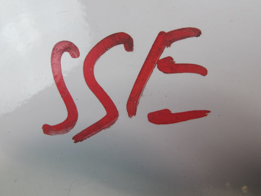 07-10 Saturn SKY Fuel Tank Filler Door Lid Cover w Housing Polar White OEM