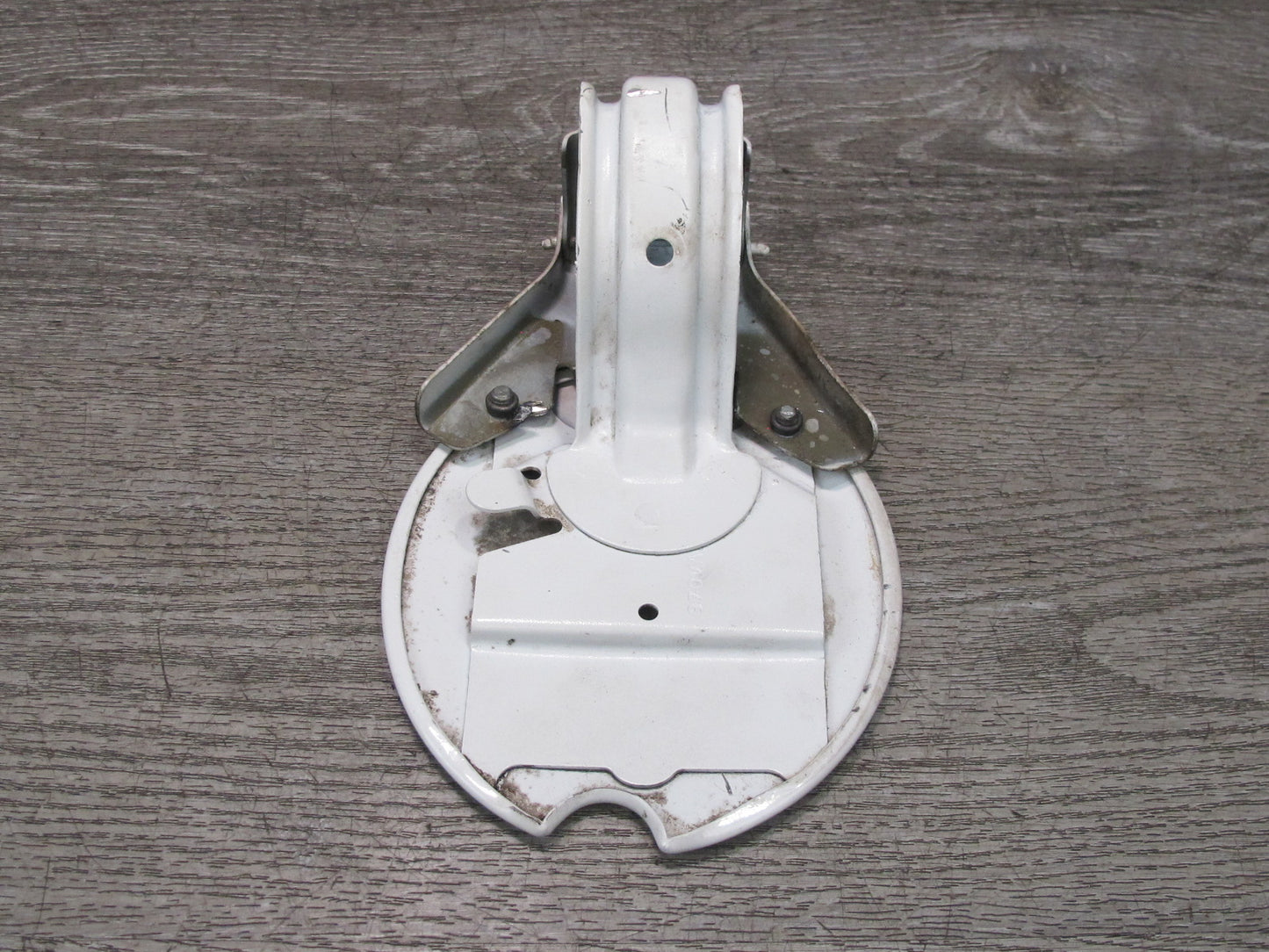 07-10 Saturn SKY Fuel Tank Filler Door Lid Cover w Housing Polar White OEM
