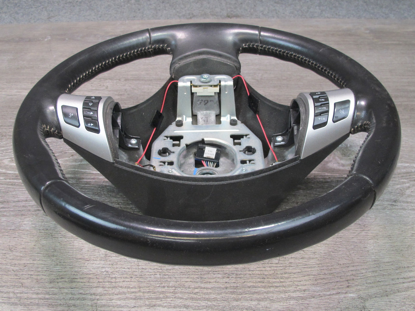 07-09 Saturn SKY Redline 3-SPOKE Black Leather Steering w Controls OEM