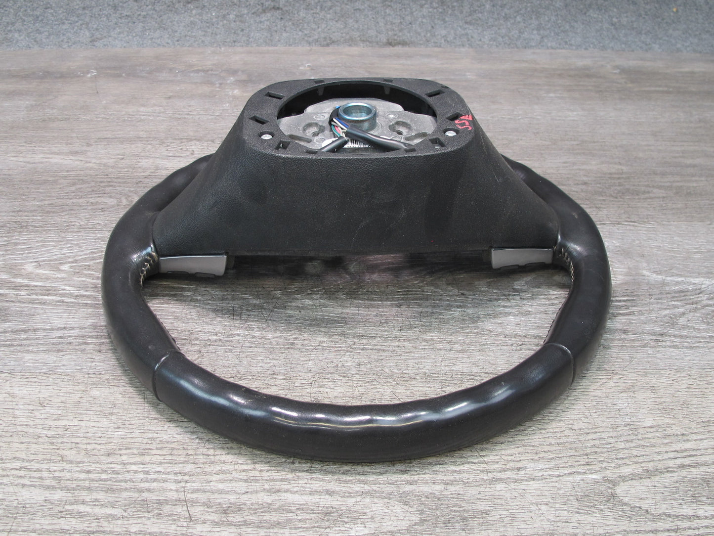 07-09 Saturn SKY Redline 3-SPOKE Black Leather Steering w Controls OEM