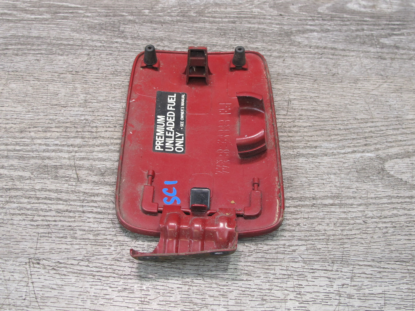 92-00 Lexus JZZ31L SC400 SC300 Fuel Door Lid Cover Renaissance RED OEM