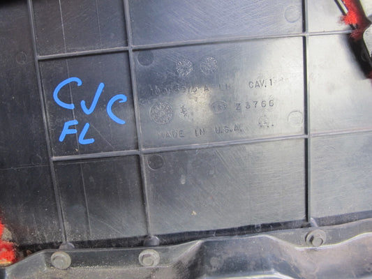 1993 Chevrolet Corvette C4 Left Door Interior Trim Cover Panel Torch RED OEM