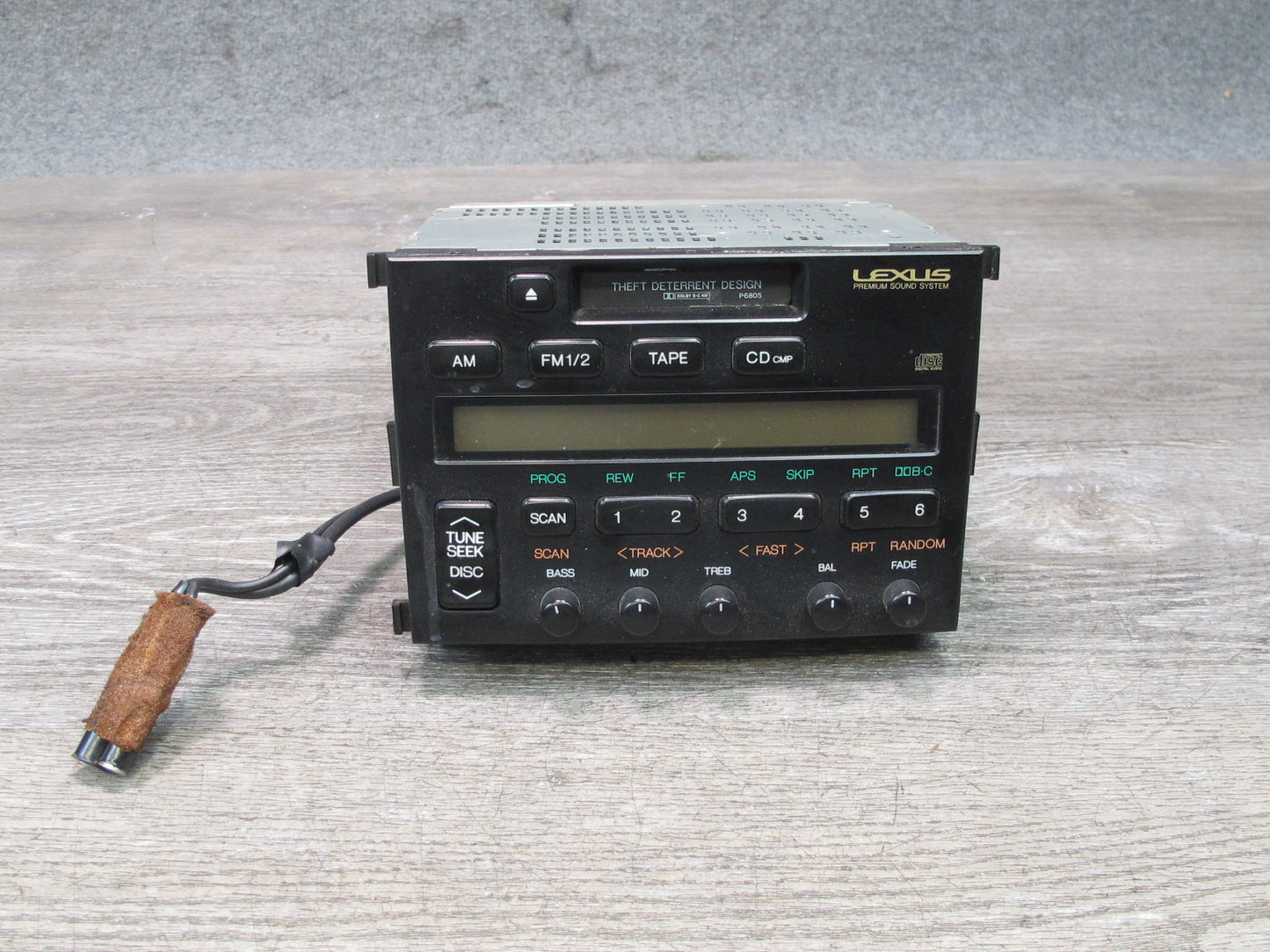 97-98 Lexus JZZ31 SC300 SC400 AM FM Radio Cassette Player Receiver Head Unit OEM