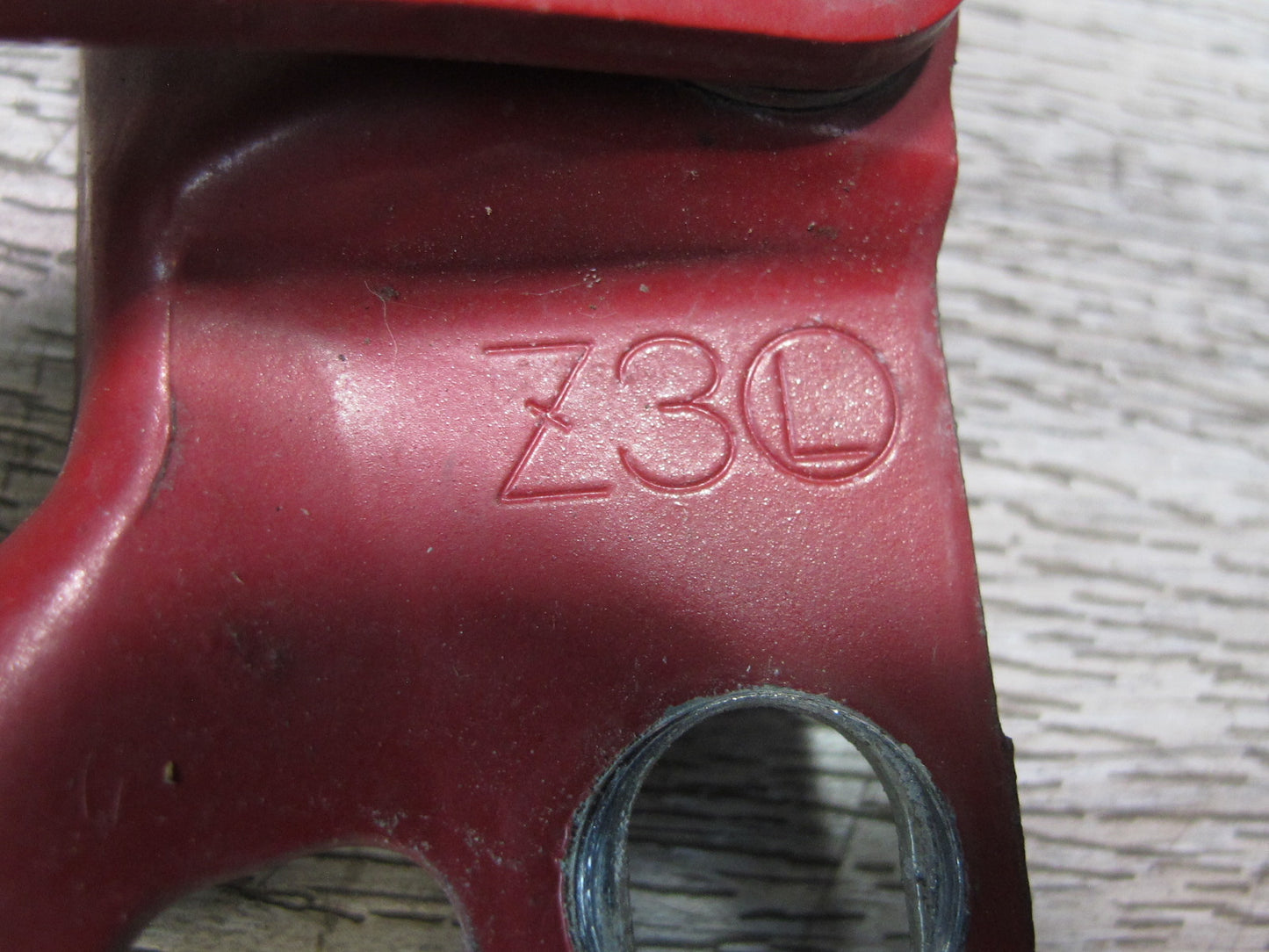 92-00 Lexus JZZ31L SC400 SC300 Set of 2 Front Left & Right Hood Hinge RED OEM