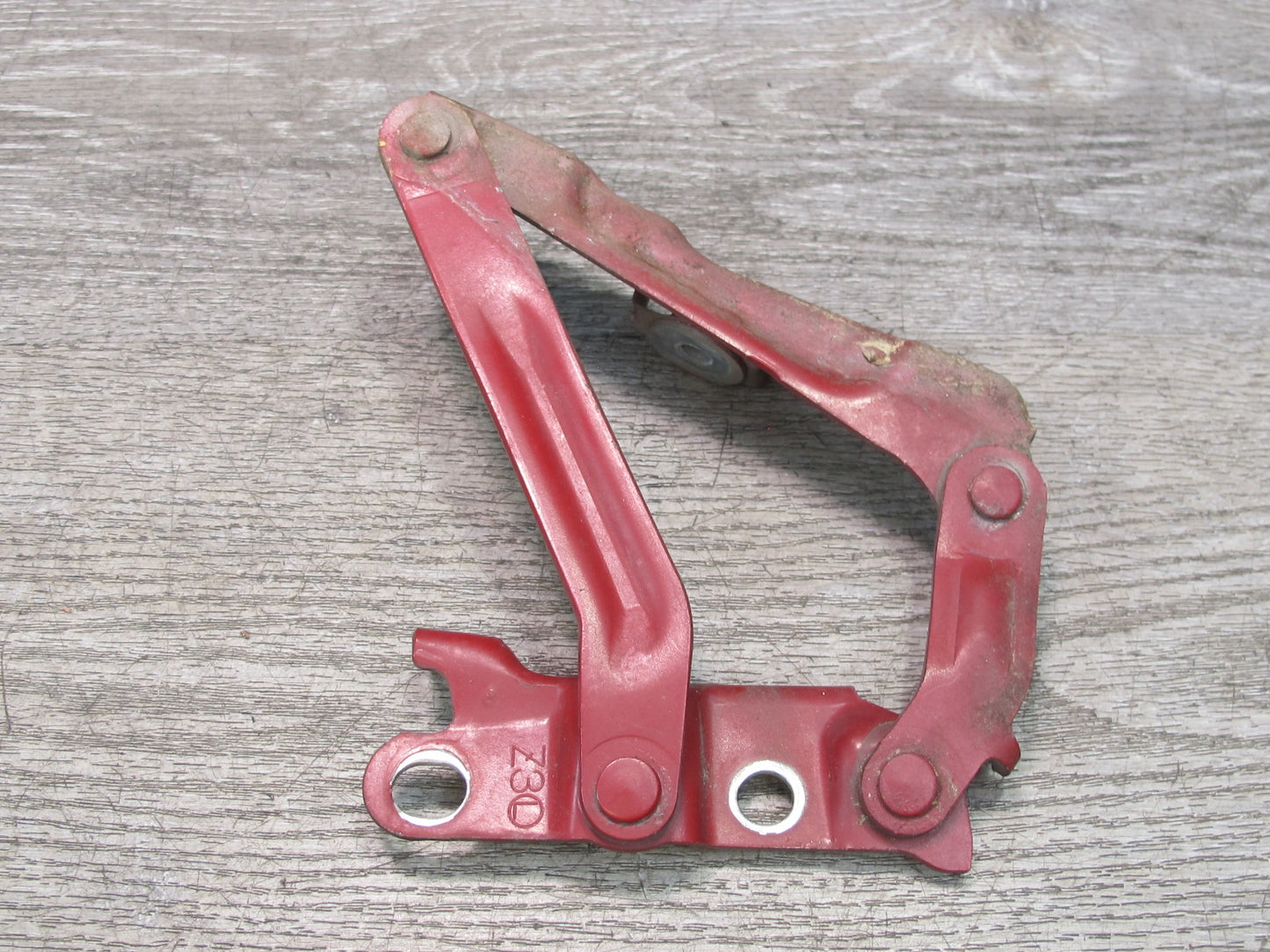 92-00 Lexus JZZ31L SC400 SC300 Set of 2 Front Left & Right Hood Hinge RED OEM