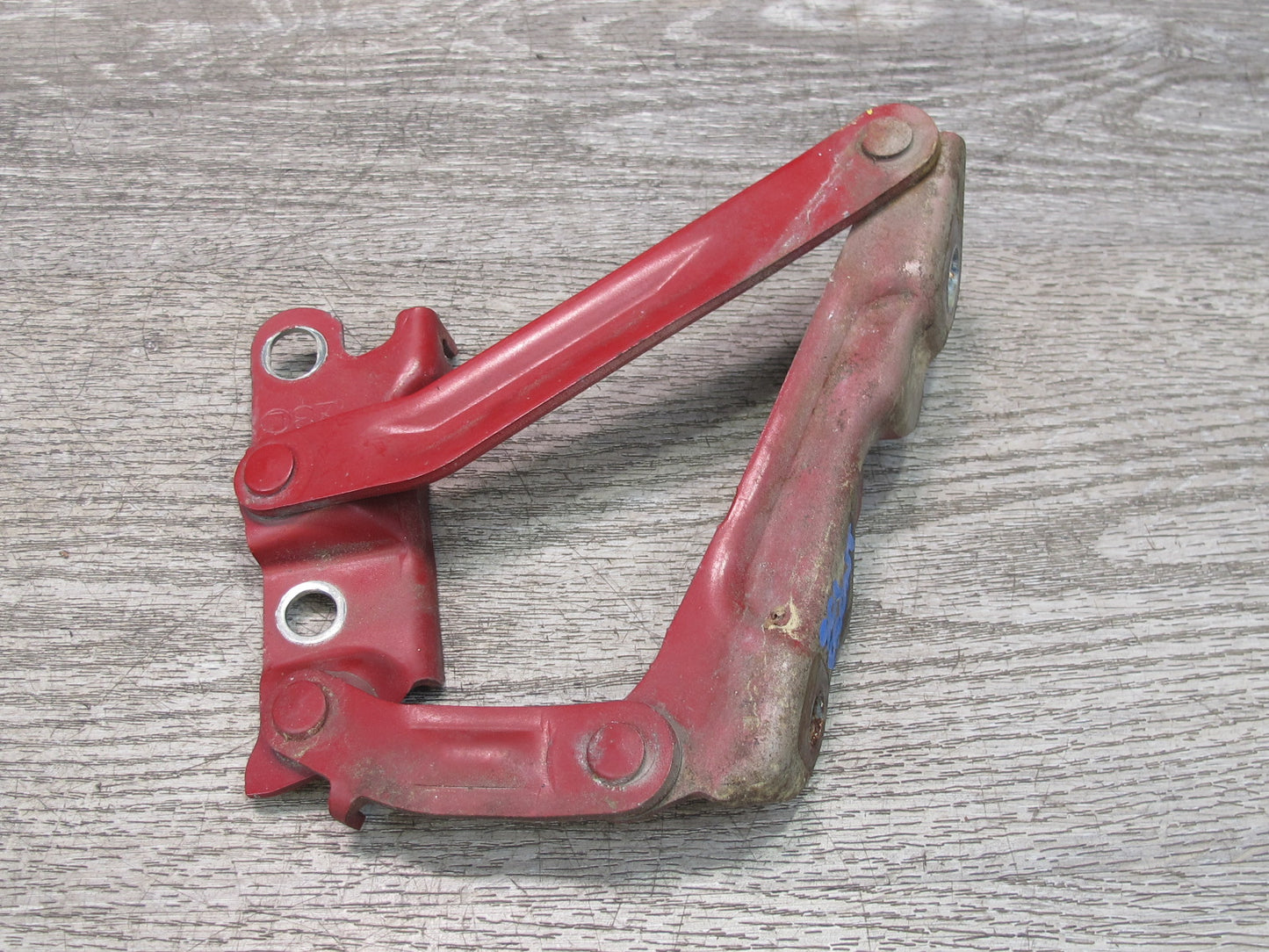 92-00 Lexus JZZ31L SC400 SC300 Set of 2 Front Left & Right Hood Hinge RED OEM