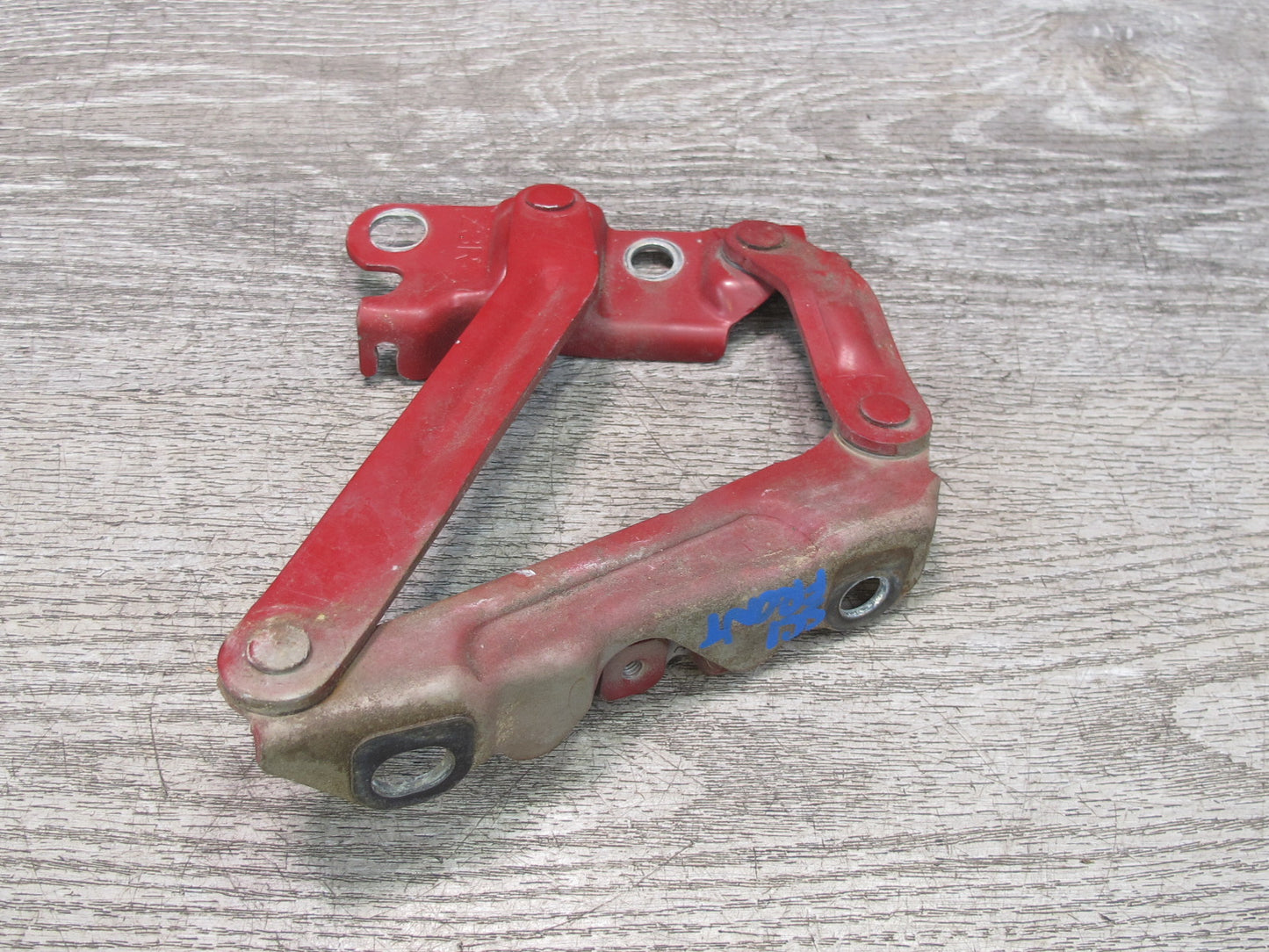 92-00 Lexus JZZ31L SC400 SC300 Set of 2 Front Left & Right Hood Hinge RED OEM