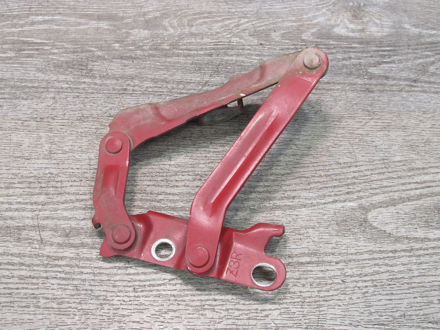 92-00 Lexus JZZ31L SC400 SC300 Set of 2 Front Left & Right Hood Hinge RED OEM