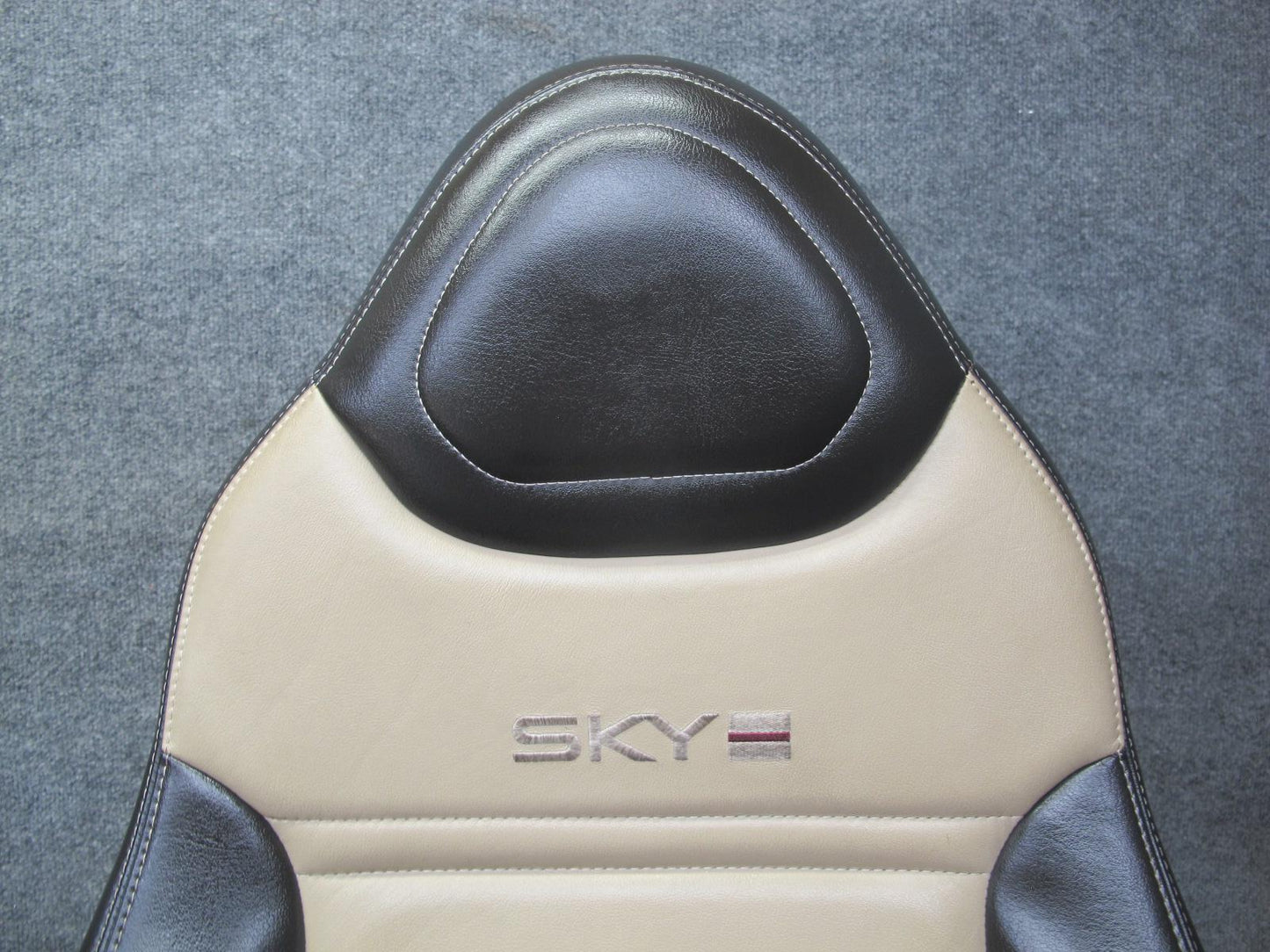 07-10 Saturn SKY Redline Set of 2 Front Left & Right Leather Seat Black TAN OEM